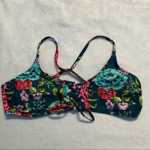 Flowery Bathing suit top